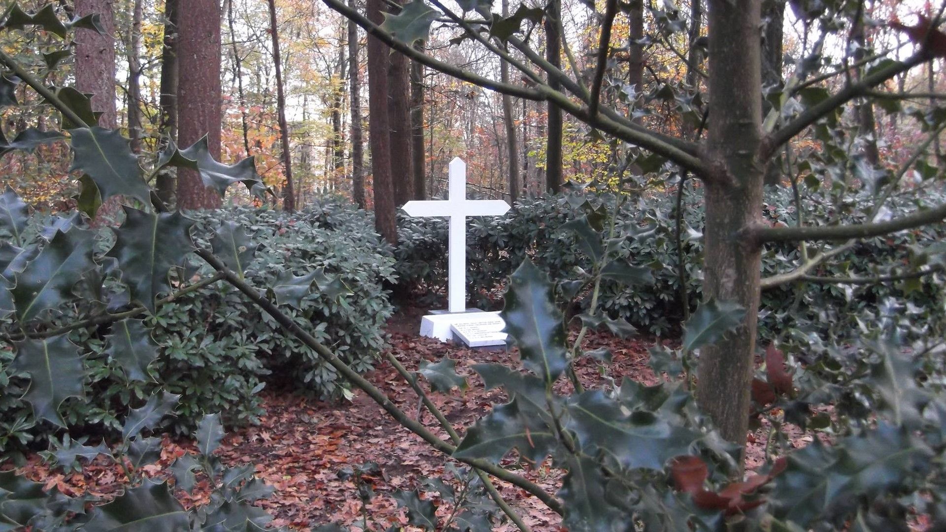 Herdenking Fusillade 20 november 1944 bij Het kruis op de berg